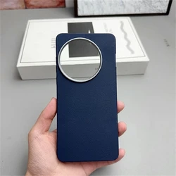Luxury PU Silicone Back Cover: Soft Protective Shell Bumper for OnePlus 13 (Blue)