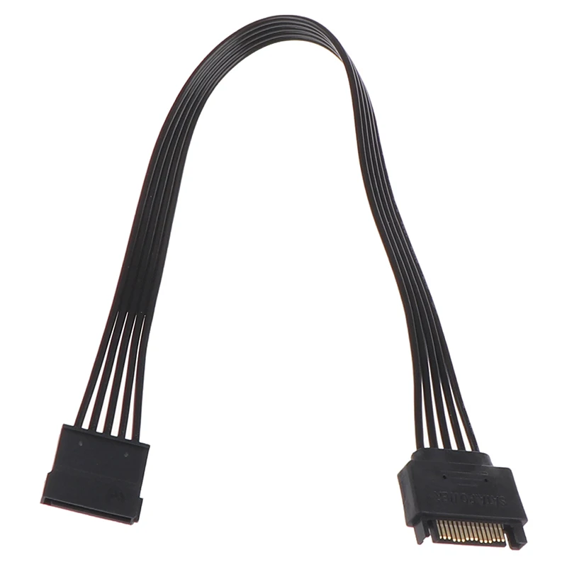 P26S Cavo Di Prolunga Alimentazione SATA 15 Pin, 18 Cm, Maschio-femmina, Per HDD E SSD PC