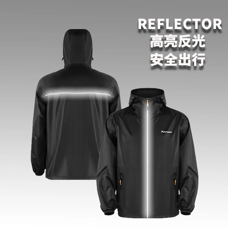 Mackintosh Suit Men And Women Full Body Stormproof Outdoor Cycling Split Motorbike Waterproof Set