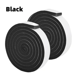 4M Self-Adhesive Soundproof Insulation Sealing Strip - 1.5cm (Black)