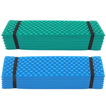 Double Egg Crate Sleeping Pad Foldable Thickened Foam Sleep Mat for Outdoor Camping 186x57CM Sleeping Pad Egg Crate Sleeping Pad 5