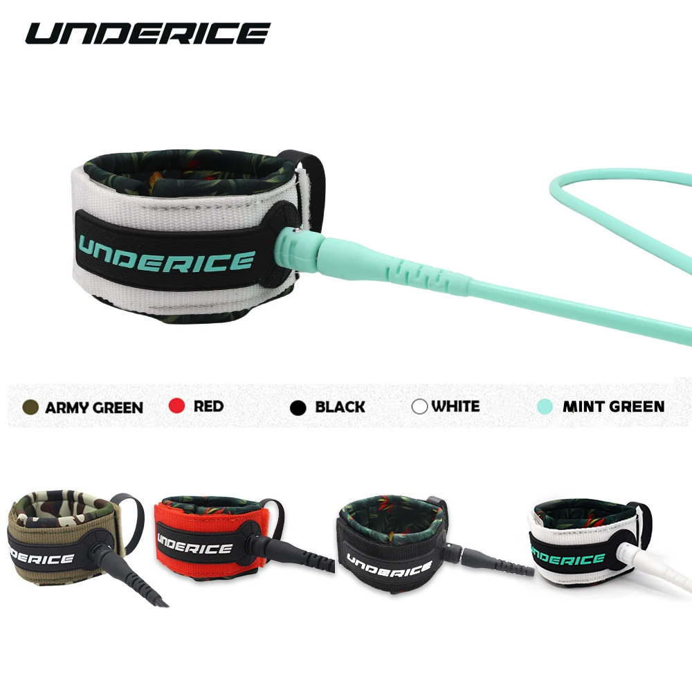 Surfboard Leash Surf Leash SUP Board Surf Leg Rope TPU Stainless Swivels Inflatable Paddle Board Longboard Foot Rope