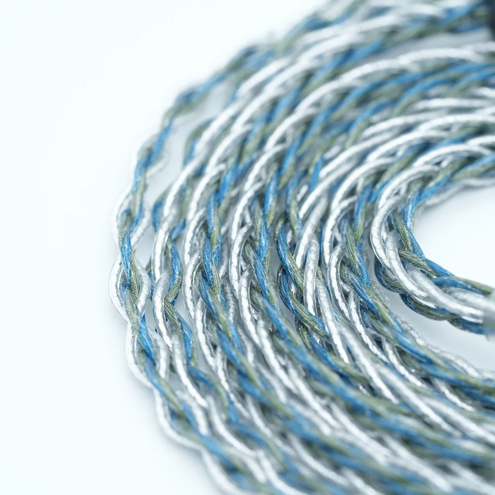 XINHS Y12 8-Core Palladium Silver Plated Copper Jade Green