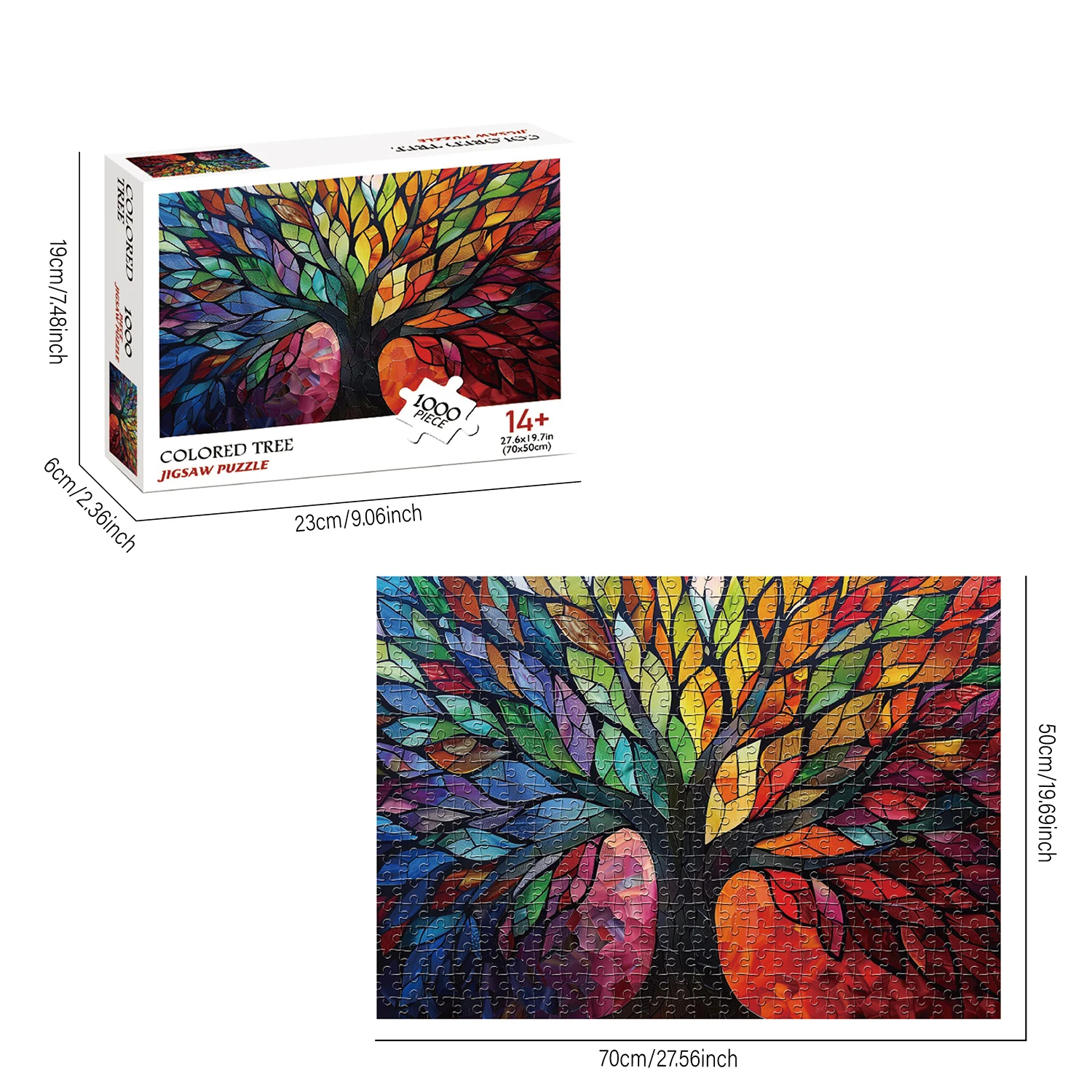 Jigsaw Puzzles 1000 Pieces for Adults Kids Educational Toys Home Decor Games Family Fun