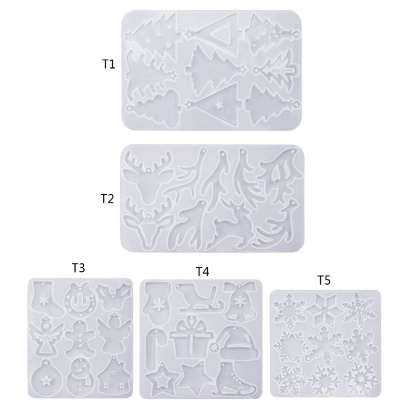 Jewelry Mould Silicone Resin Mold Epoxy Resin Moulds DIY Christmas Pendant Craft 517F silicone mold star sign shape moulds making epoxy resin jewelry mould craft silicone mold for bookmark