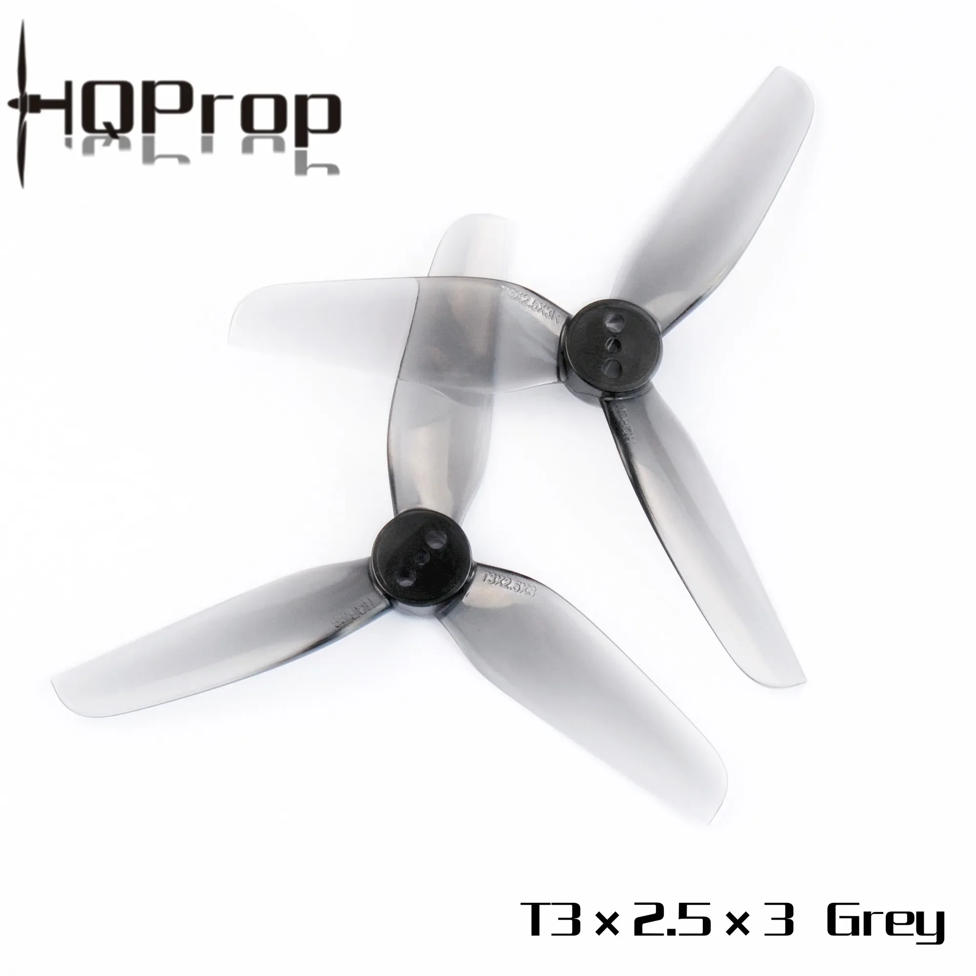 

10 пар (10CW + 10CCW) HQPROP T3X2.5X3 серый 3025 3-лопастный Пропеллер из поликарбоната для радиоуправляемого FPV фристайла 3-дюймовая зубочистка микро дроны запчасти «сделай сам»