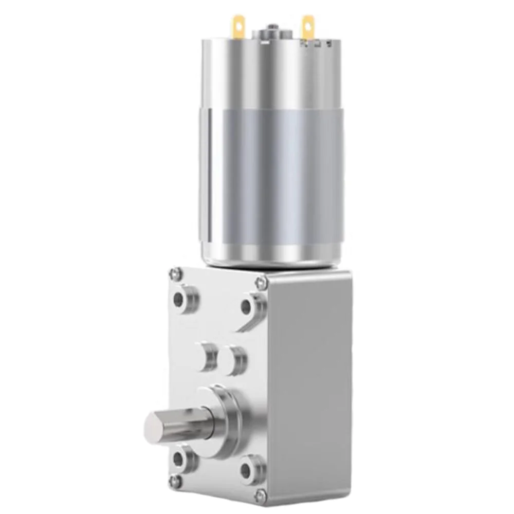 5840-555 Turbo-Schneckengetriebemotor 12 V/24 V, kann Vorwärts- und Rückwärtsgeschwindigkeitsregelung schalten, 11 U/min – 470 U/min, Miniatur-Gleichstrommotor mit Bürsten(40RPM, 12V Bracket Motor