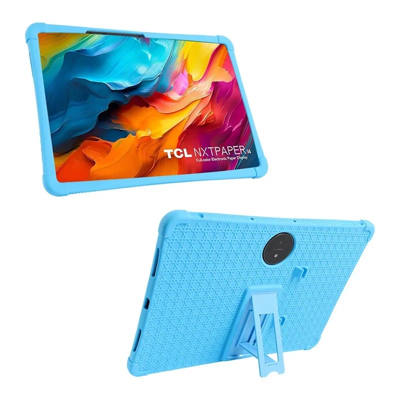 Shockproof Silicone Tablet Cover with Multi-Angle Adjustable Stand
