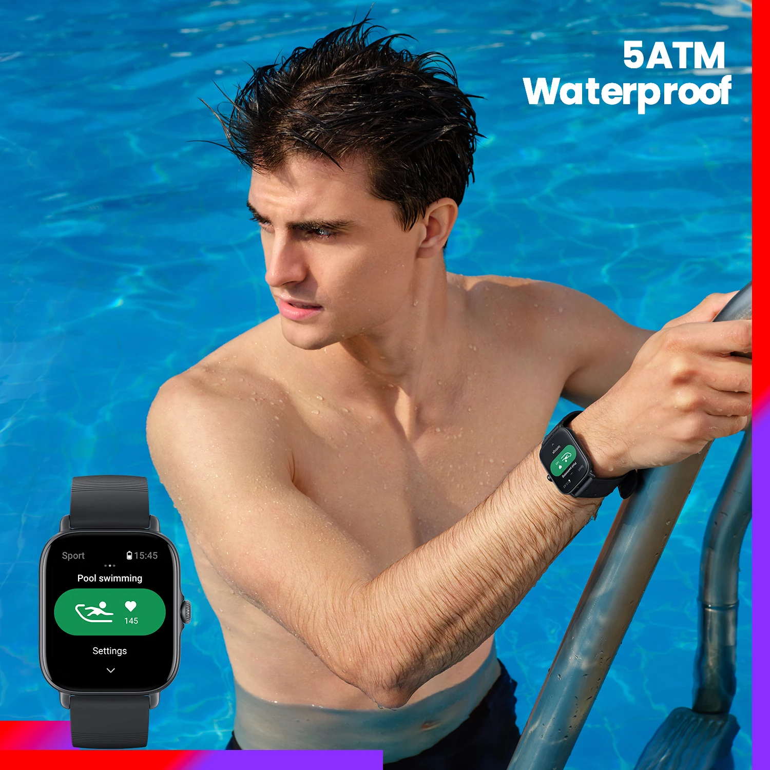 ο Amazfit GTS 3 GTS3 GTS-3 Ʈ ġ Zepp OS HD AMOLED ÷ 1.75 ġ 341 PPI 100 + ð