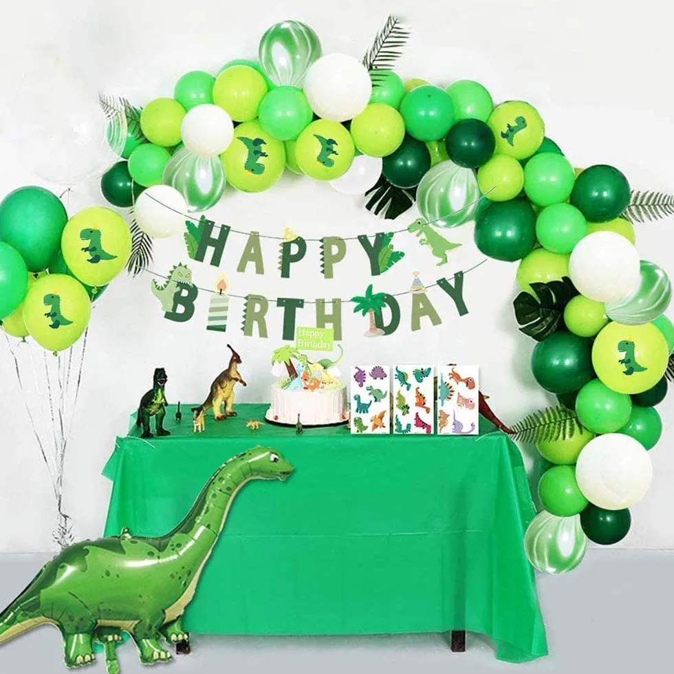 

1 2 3 Year Boy Birthday Decorations Dinosaur Birthday Party Decorations Dinosaur Balloon for Baby Shower Jungle Jurassic Party