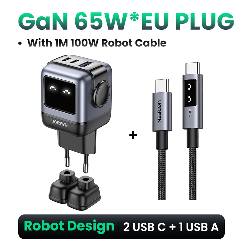 EU Black Robot Cable