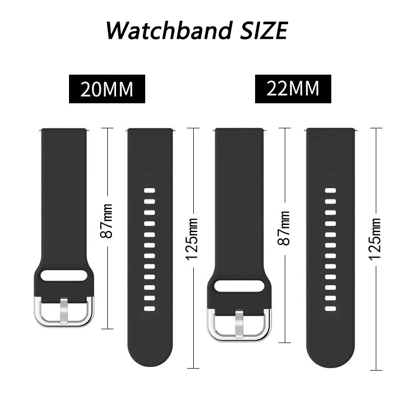 Versatile Silicone Watch Bands - Premium Sports Strap