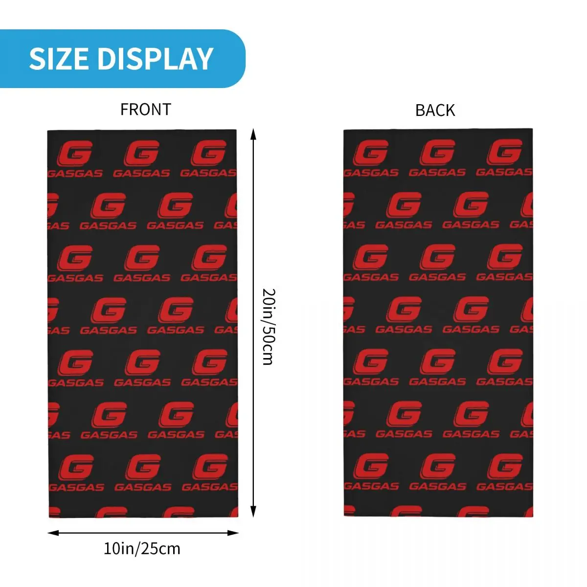 Gasgas Plaid Bandana Neck Cover Printed Face Scarf Multifunctional Cycling Scarf Riding Unisex Adult Winter