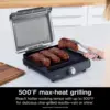 Griddle, 14’’, Electric Grill, For Steak, Burgers,Salmon,Veggies, and More, Nonstick, Dishwasher Safe,500F,Even Cooking, Silver 3