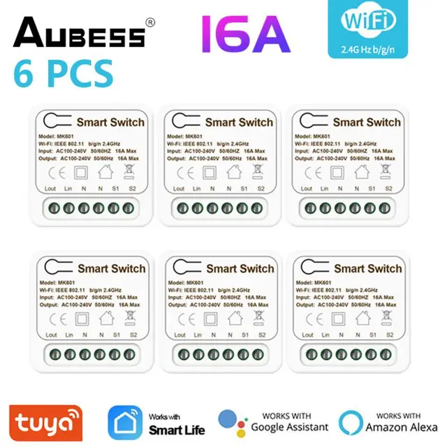 6Pcs Smart Switch