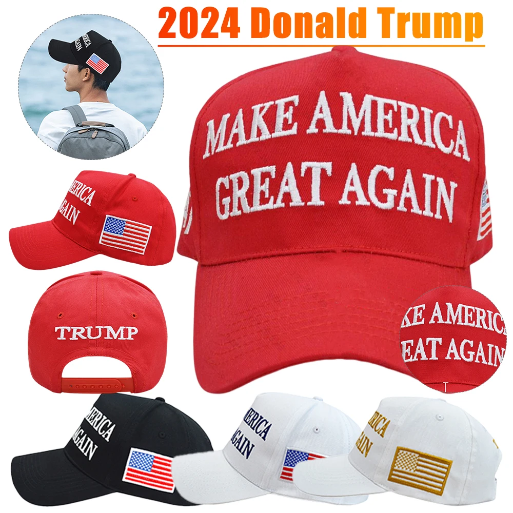 Trump Hat Donald Trump Hat Take America Back MAGA USA Embroidery Adjustable Baseball Cap President Embroidered Cap