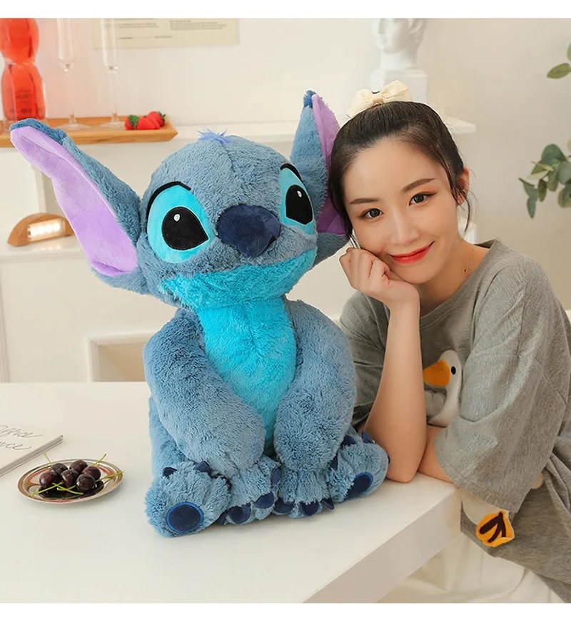 Peluche Stitch, Lilo y Stitch Peluche Gigante, 60 CM Azul Juguetes Peluche  de Animales de Dibujos para Niños Regalo de Cumpleaños de Navidad :  : Juguetes y juegos