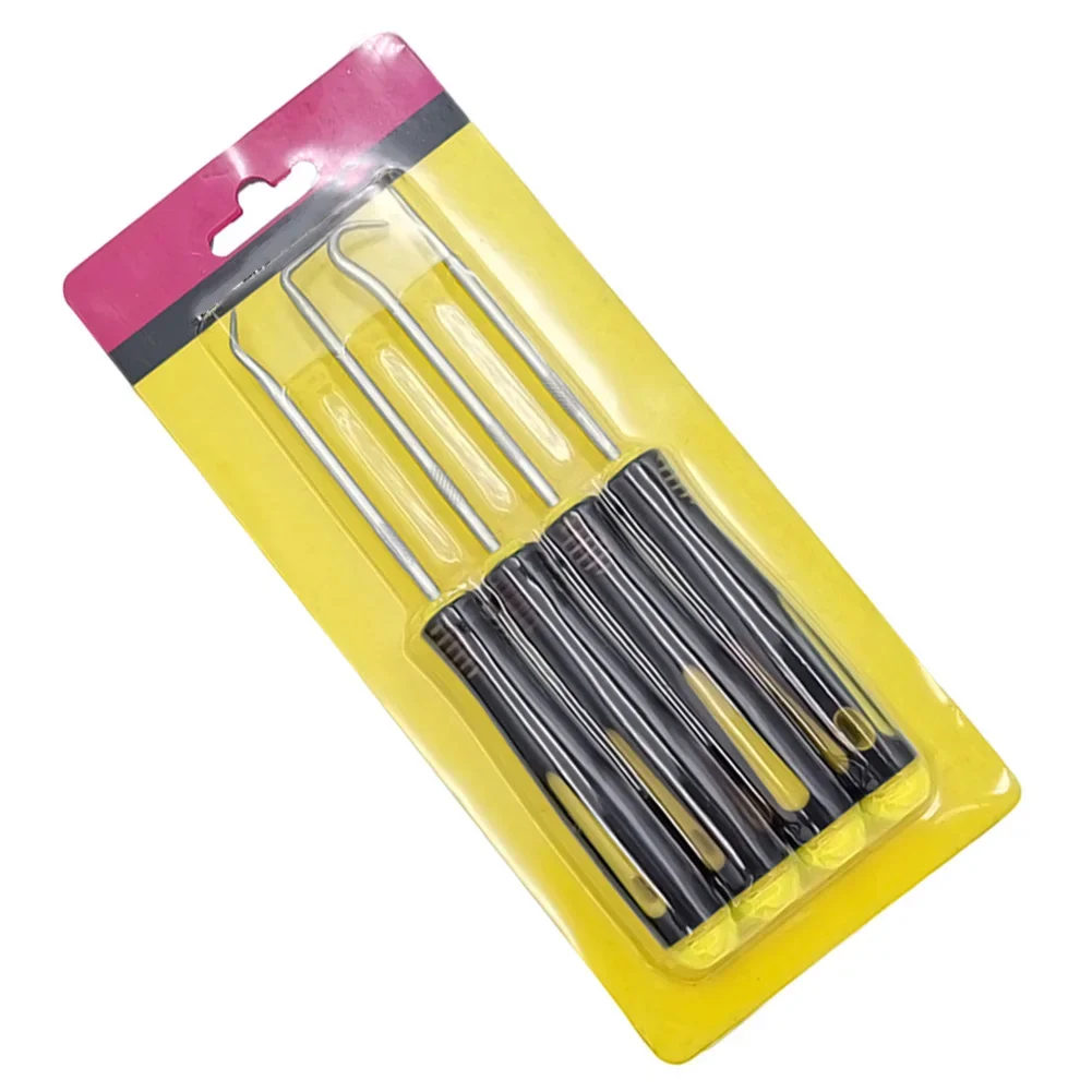 4 Pc 160mm Auto Oil Seal Screwdriver Car Pick Hook O Ring Oil Seal Gasket Puller Remover Tools Sealing Tools Repair