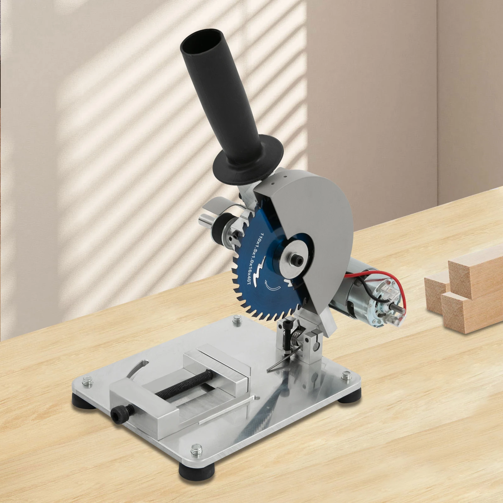 96W Mini Table Saw Portable Manual Tabletop Saw with Multifunctional Saw Blade Metal Wood DIY Cutting Machine AliExpress