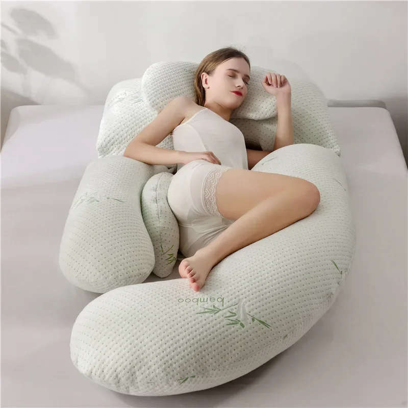 Pregnant Women's Pillows Waist Protection Side Sleeping Pillows Belly Support Leg Clip Pregnancy Support