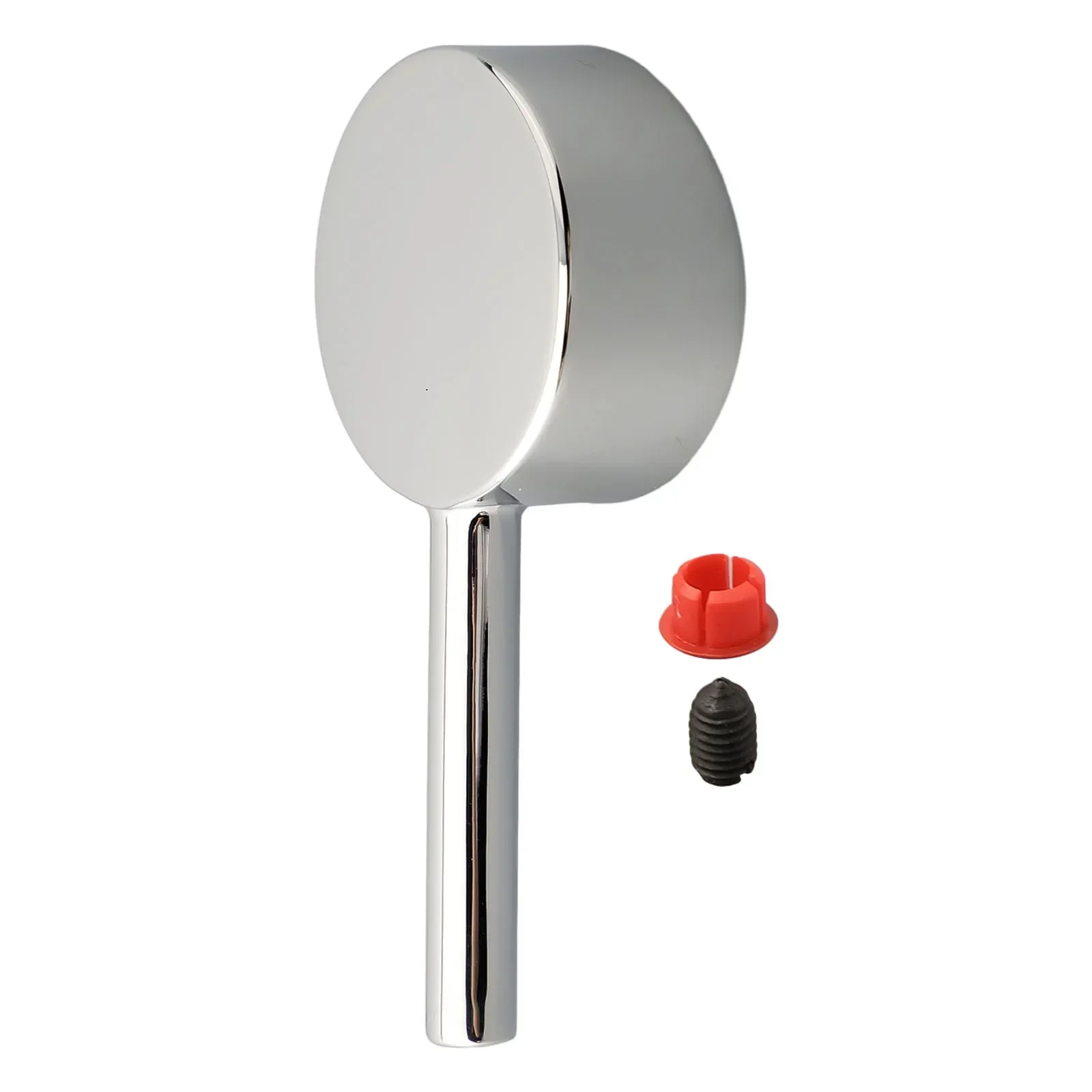 Bathroom Replacement Faucet Handle Chrome Plated Taps Accessories For Cartridge Spool Faucet Single Metal Lever Handle