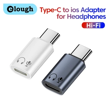Elough Adattatore audio per cuffie da tipo C a Lightning Convertitore USB-C per Iphone 15,16 Adattatori per cuffie Samsung 1