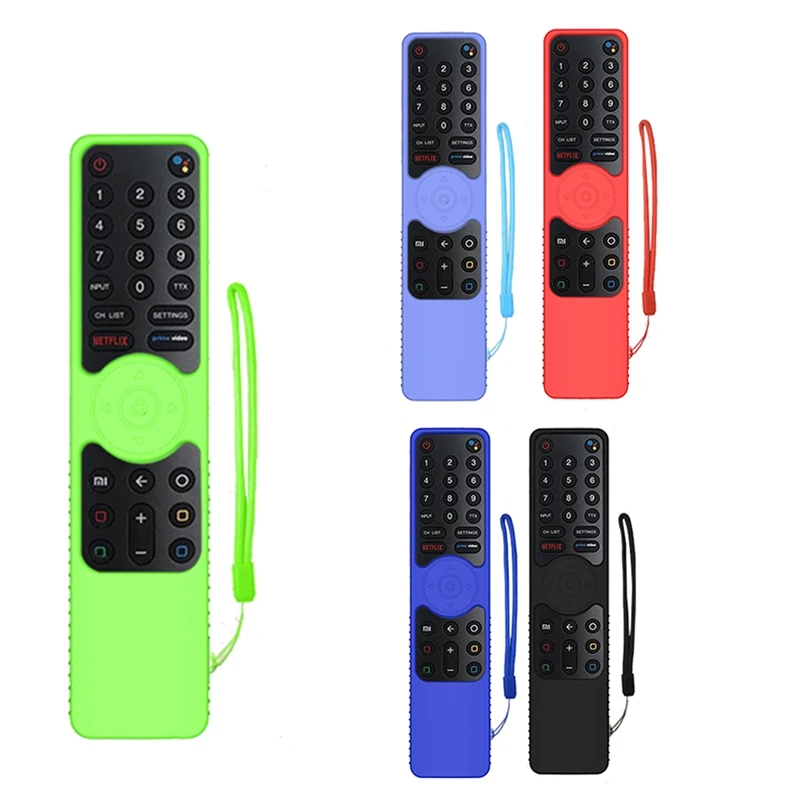 Silicone Remote Control Case For Iconic Brand- Smart TV 4S Remote Cover Shockproof Protector With Lanyard