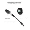 15cm 65cm 80cm Diving High Pressure Regulator Hose Professional Carbon Fiber Woven Flexible Safe Scuba Diving High Pressure Hose 2