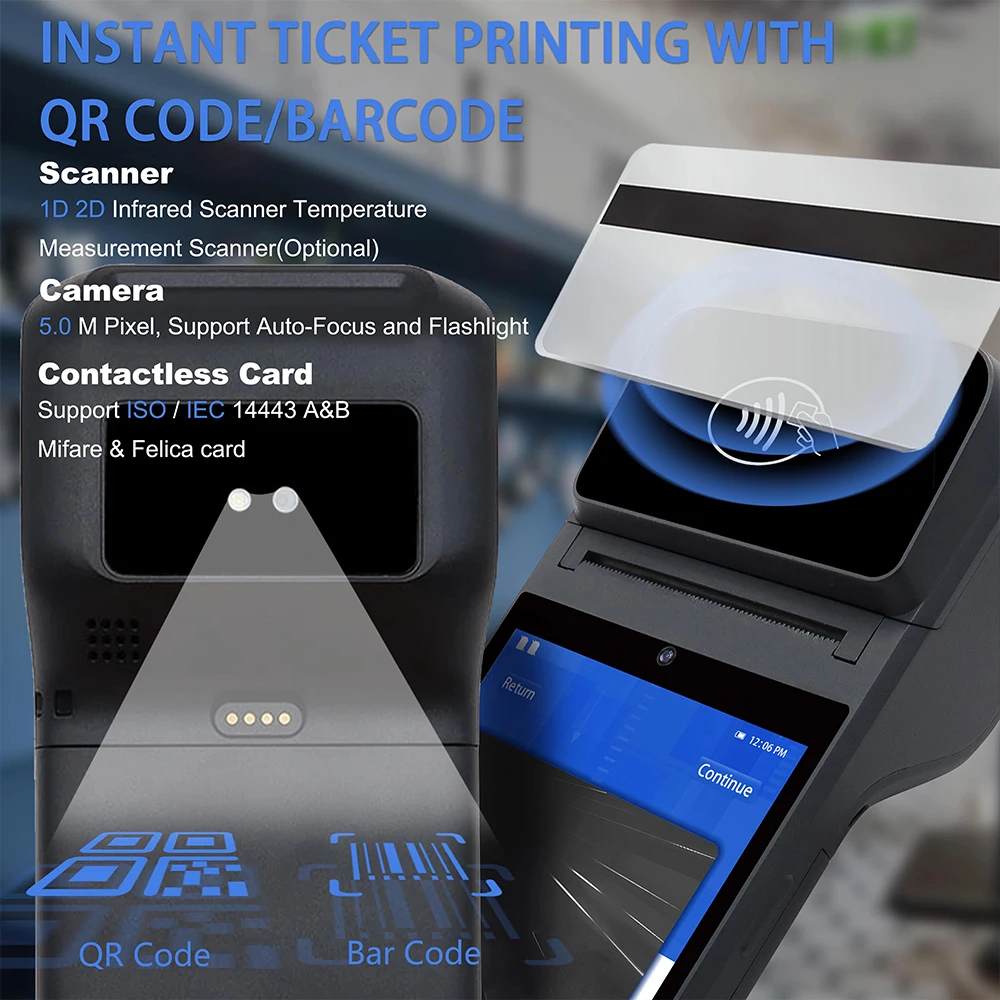 Z92 أندرويد 13 محطة الدفع المحمولة المساعد الشخصي...