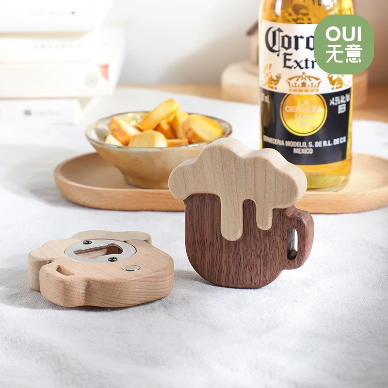DIY Wood Fridge Handle Opener Multifunctional Sticker