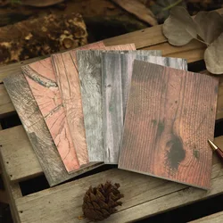 30 pcs/pack Vintage INS Wood grain Decorative Diary Album Scrapbooking material DIY hand made junk journal supplies