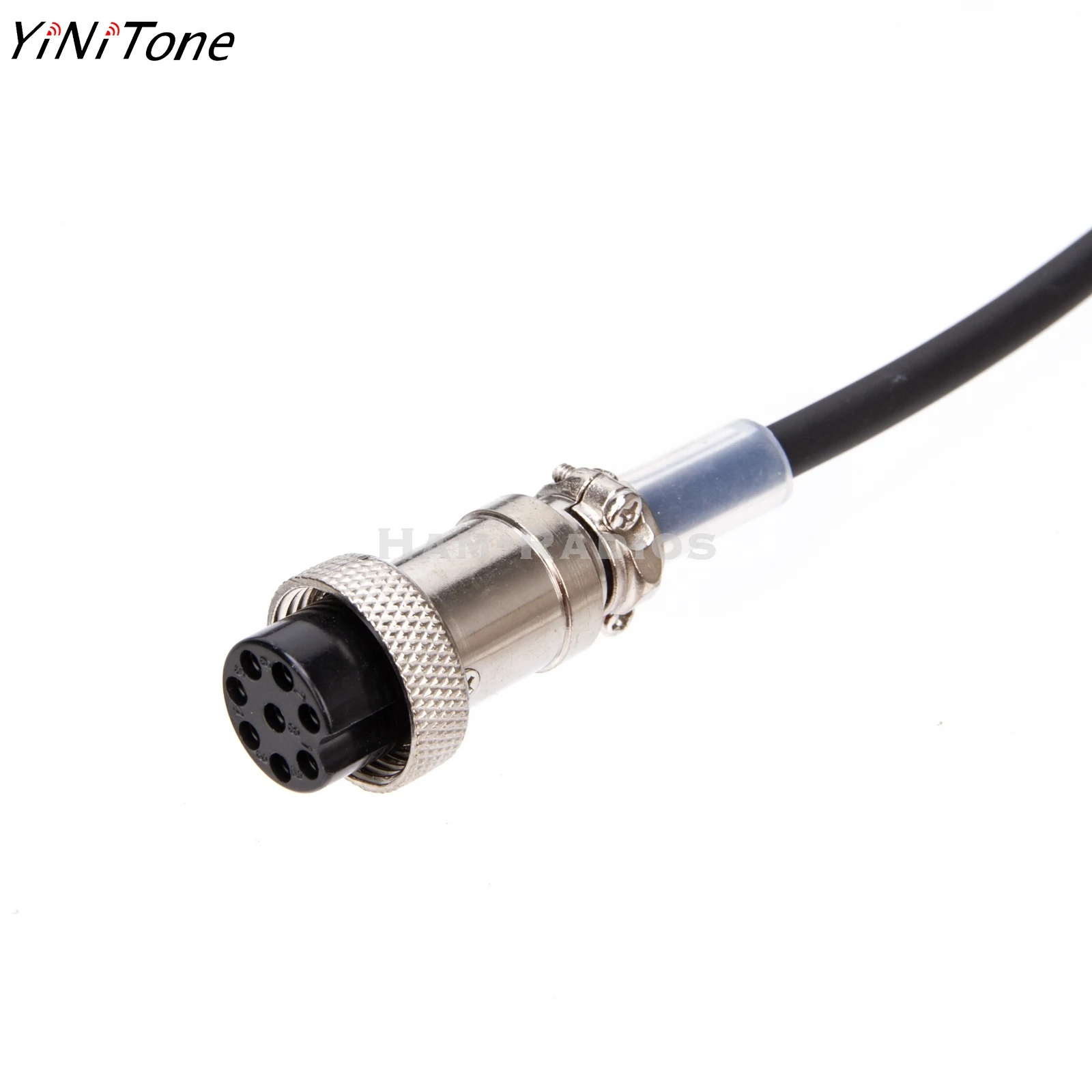 

YiNiTone Replacement Microphone Cable Cord Wire For Alinco Radio EMS-57 EMS-53 DR635 DR620 DR435 mobiler radio speaker mic cable