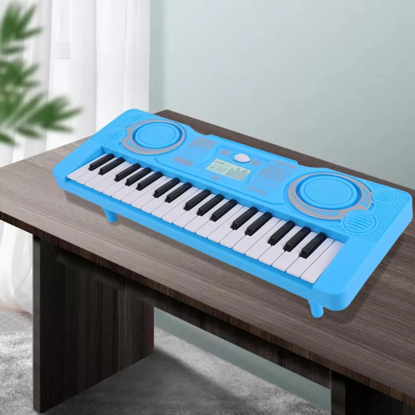 Electronic Musical Instrument Midi Control Keyboard 37 Key Portable Electric Music Piano Keyboard Educational Musical Toy Musical Instrument Digital Electronic Organ for Home Stage