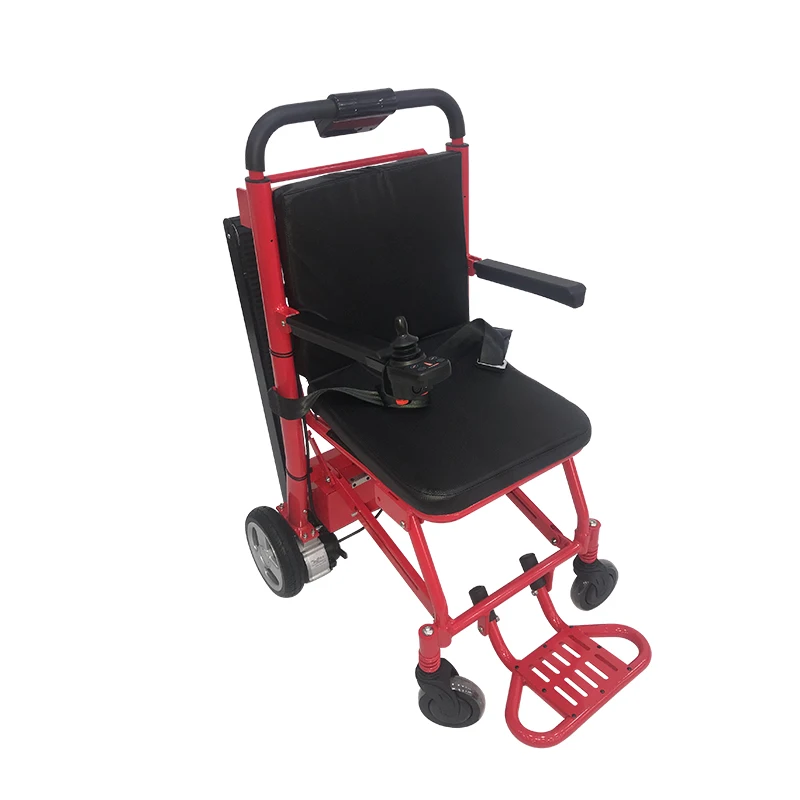 Factory Direct Sale Electric Folding Stair Climbing Wheelchair For Disabled Access Stairs Easily Stair Lift