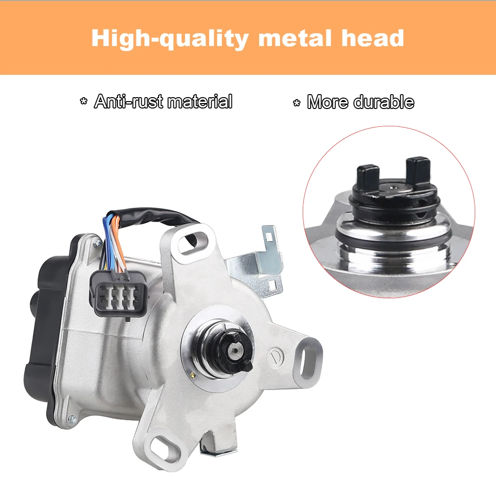 Ignition Distributor for Honda Civic Acura EL 1.5L 1.6L 1999-2000 SOHC With TD-63U TD73U