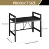 1pc Expandable 42-64cm Microwave Shelf Organizer, Moisture And Rust Proof Microwave Countertop Organizer,Tableware Storage 2