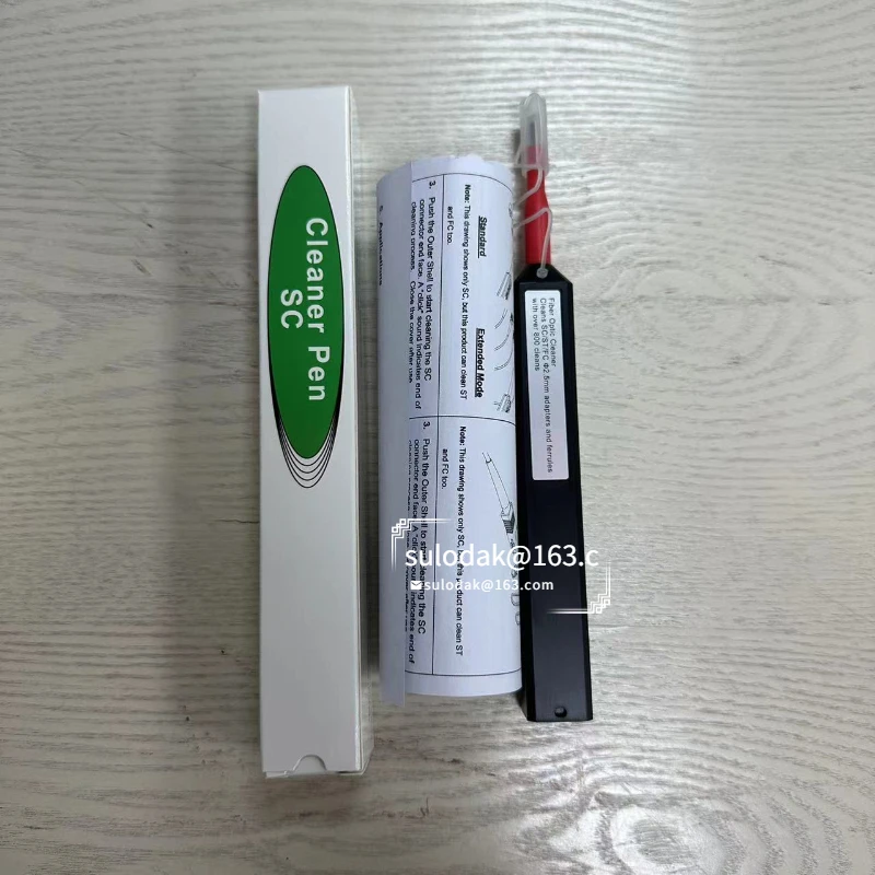 2.5mm Universal Connector Fiber Optic Cleaner Cleaning Pen SC One Click Cleaner Fiber Optic Connector cleaning tool