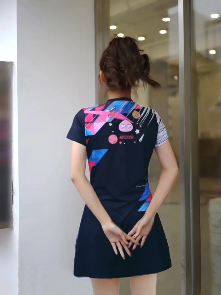 Woman Tennis dress Girls Sports Dress Inner shorts Ladies badminton breathable quick drying skirt Gym workout Sportswear