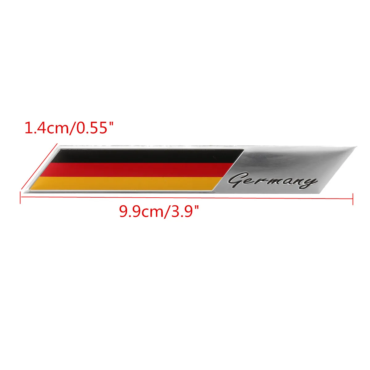 3D Metal Germany Flag Car Front Bumper Logo Sticker Decal Emblem