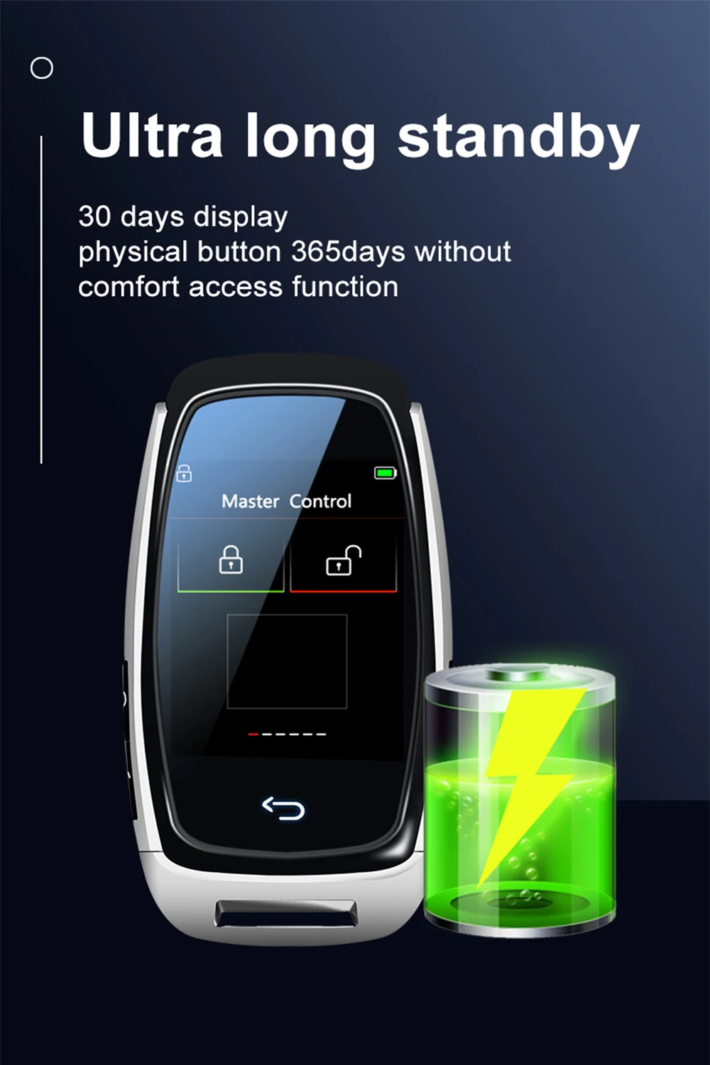 Universal CF920 modificato Smart Key LCD comodo ingresso Keyless Entry Auto lock per BMW per Benz per Toyota coreano/inglese - S1705346ac8a0476f8d67f4a485d572b8H