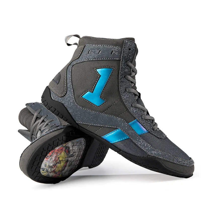  UKALOU Zapatos de boxeo profesionales para hombre, botas de  boxeo ligeras, antideslizantes, zapatillas de fitness, suela de goma  transpirable, zapatos de lucha libre, blanco1-9 : Ropa, Zapatos y Joyería