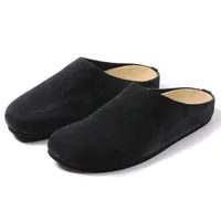 Gacimy Fashion Clogs Slippers For Women Outdoor Casual Flat Mules Comfort Thick Sole Suede Slippers Female Non-slip Beach Shoes - Image 3