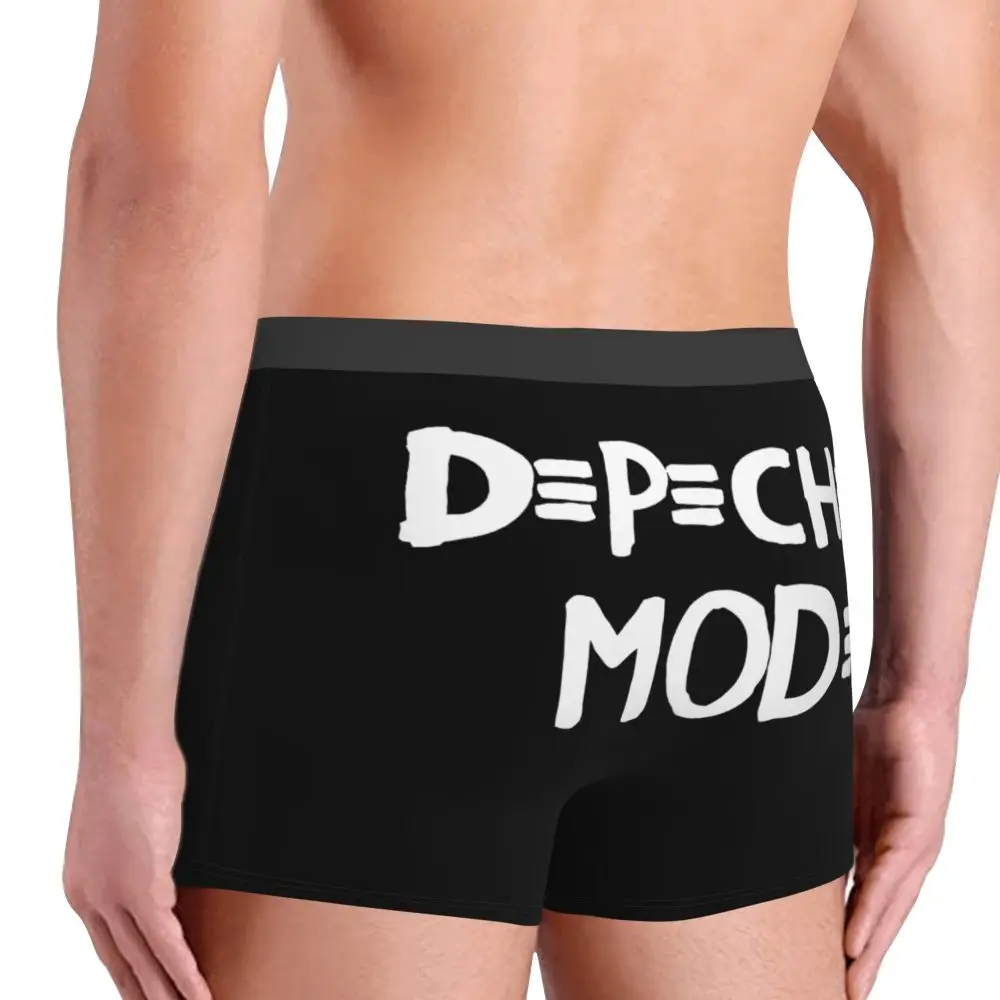 Custom Electronic Rock Depeche Cool Mode Boxers Shorts Men Briefs Underwear Cool Underpants