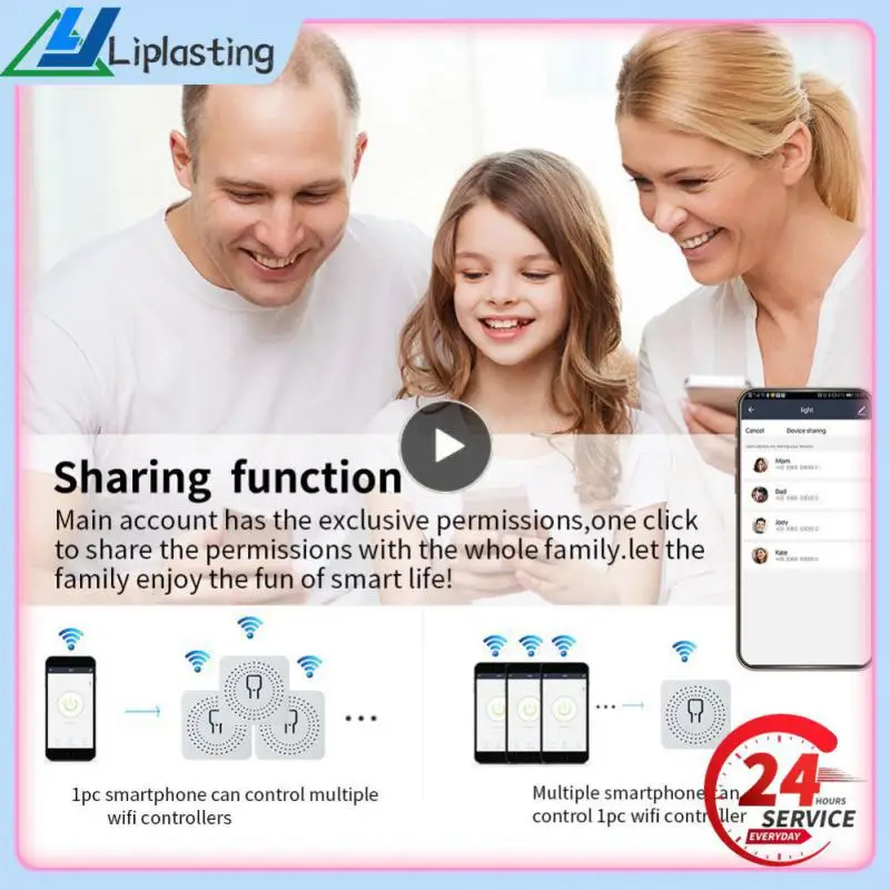 

Homekit MFI WiFi Smart Switch 16A 2-Way Control Mini Auto Home Wall Relay Breaker Timer Compatible With Alexa Home