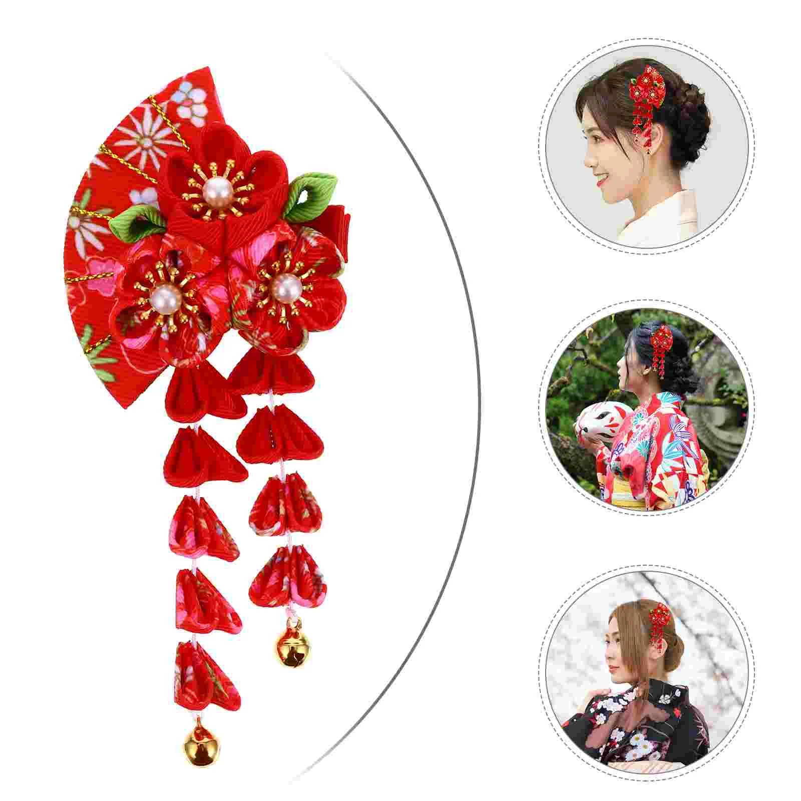 

Hair Japanese Clips Accessories Clip Tassel Kimono Flower Hairpin Headdress Geisha Chinese Rabbit Barrettes Japanese Hairpins