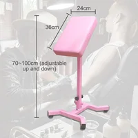 Support de bras pour tatouage avec coussin en cuir, pliable, réglable en hauteur et inclinaison, support de main robuste pour tatouage 2