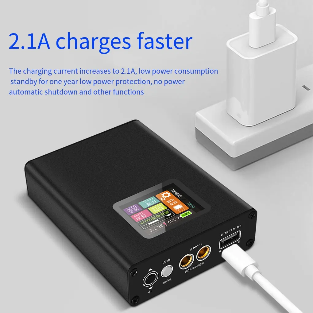 Portable Design 30-speed Spot Welder with Digital Color Screen Display, Li-ion Battery 0.1~0.25-18650mm DIY Tools Accessories