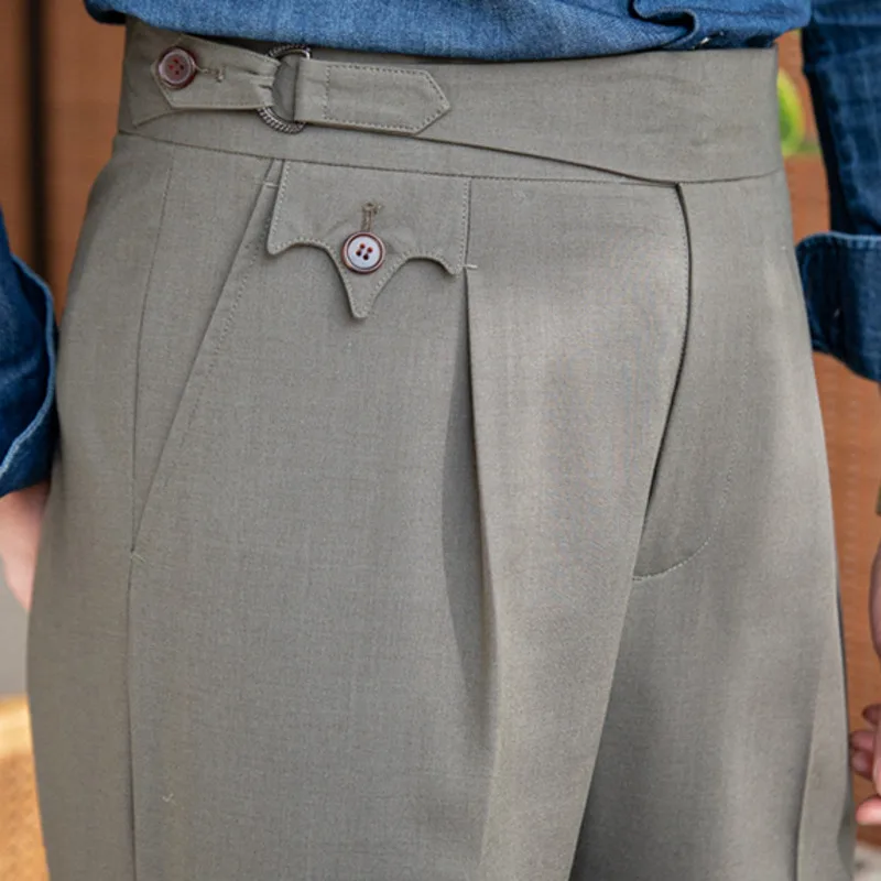 

Высокое качество, Мужские модельные брюки, британский стиль, костюм, брюки, Мужская официальная одежда, Мужские модельные брюки, деловые офисные брюки, мужские однотонные штаны