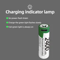 2024 New NO.5 USB Rechargeable Battery Generation 2400Mah , Suitable For Charging Apple Huawei Xiaomi Phones - Image 5