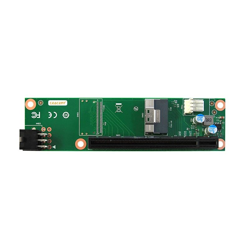para Placa Adaptadora Pcie X16 Interna de Porta um x8 Sff8654 para Aleo Soluções Muti-gpu Pcie Estendido Ceacent-cns41cx16i Sff8654 - Imagem 2